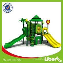 Newly-designed Outdoor Kids Playground with Multiple Slides Woods Series LE.SL.001